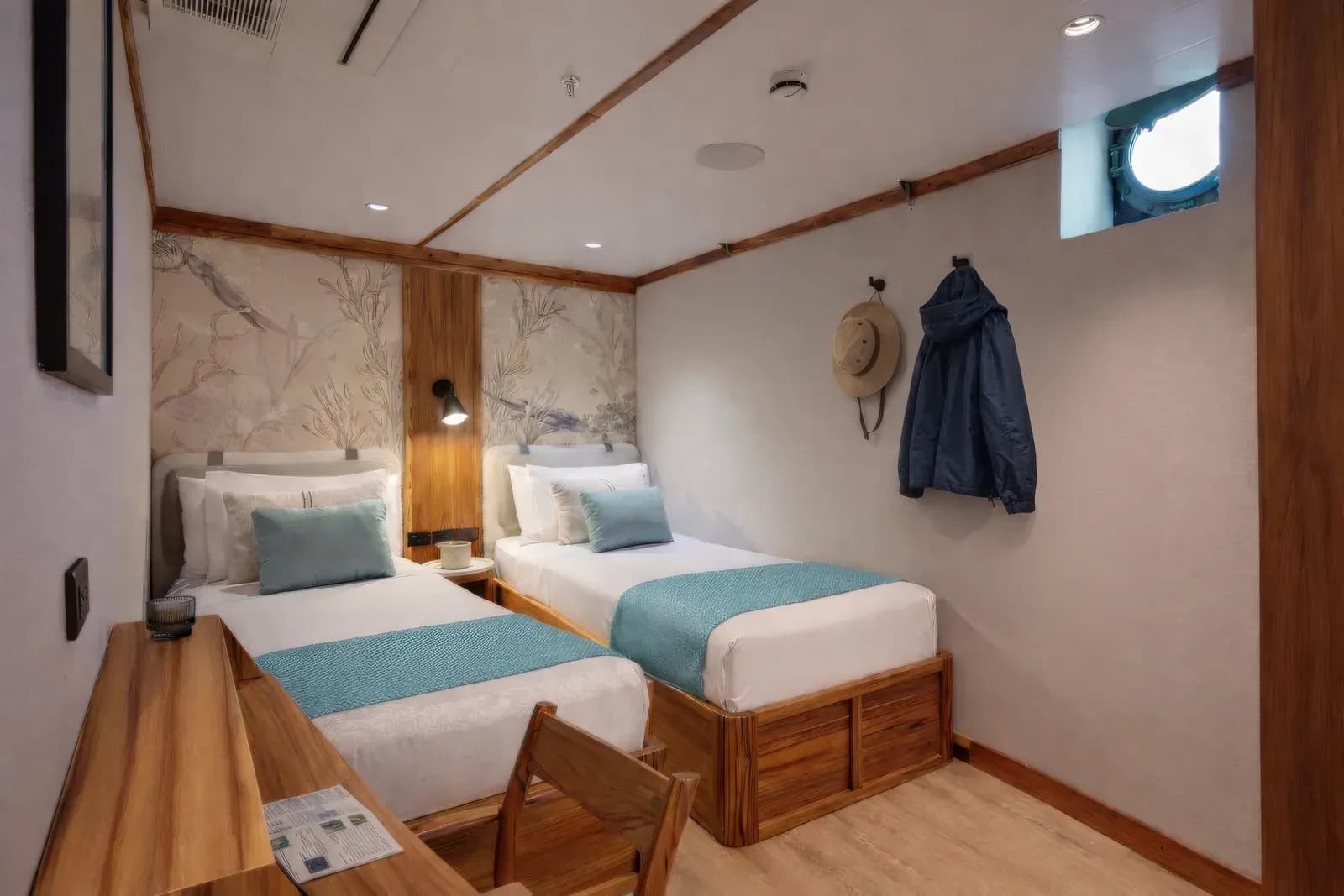 Twin Deluxe Stateroom aboard Evolution, Galápagos